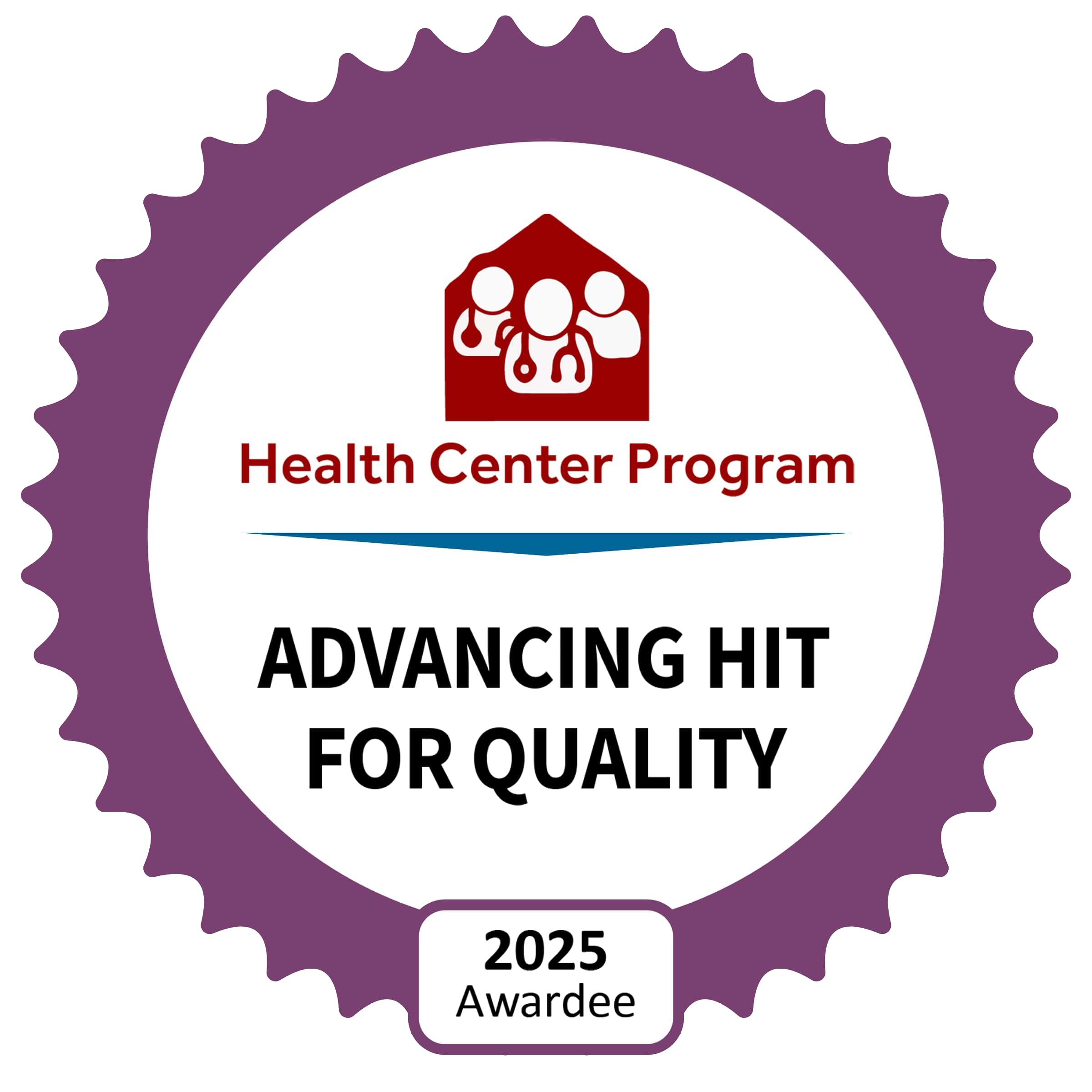 Health Center Program Advancing Health Information Technology for Quality badge, 2025 awardee