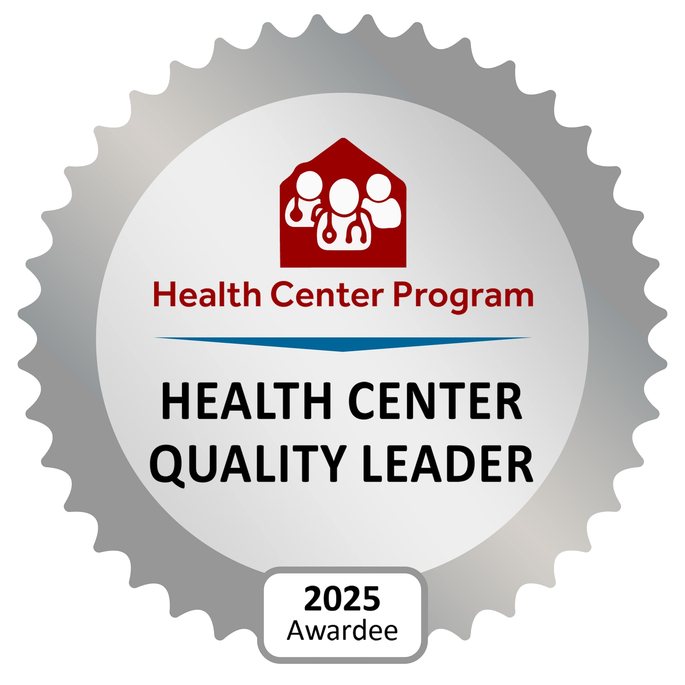 Health Center Program Health Center Quality Leader silver badge, 2025 awardee