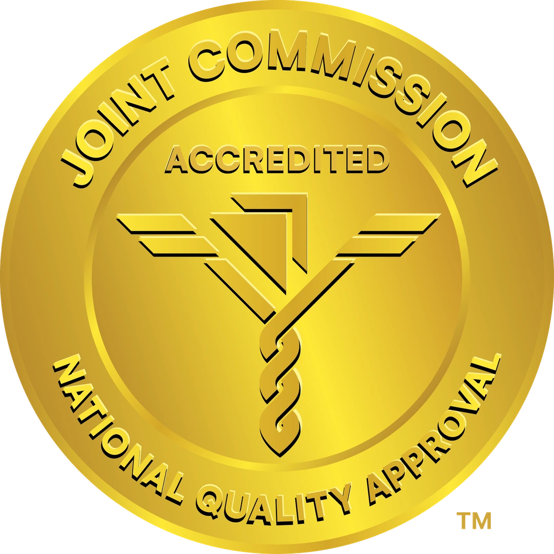 Joint Commission accredited, National Quality Approval seal